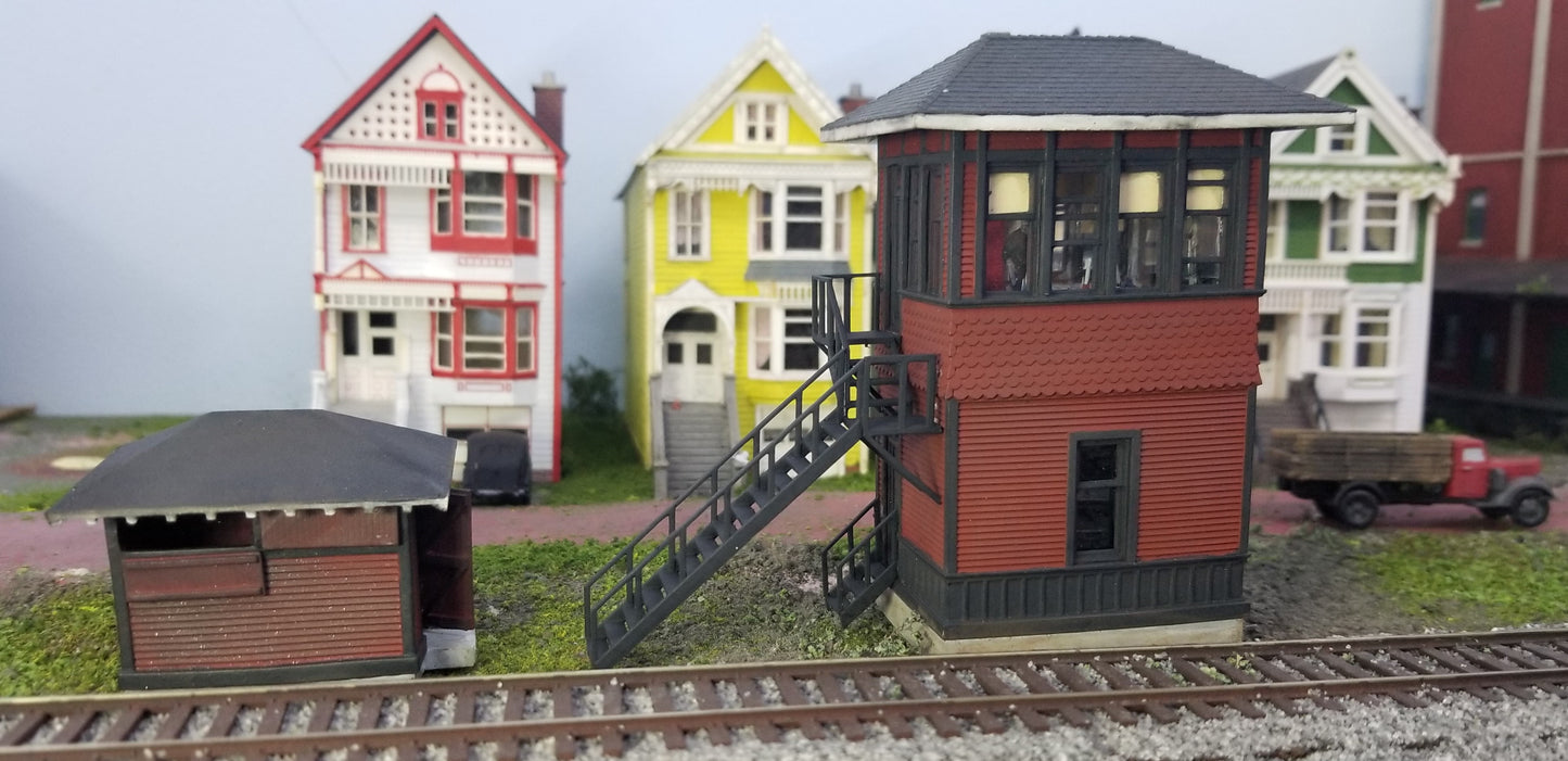 B&O 12'x15' Interlocking Tower - HO Scale