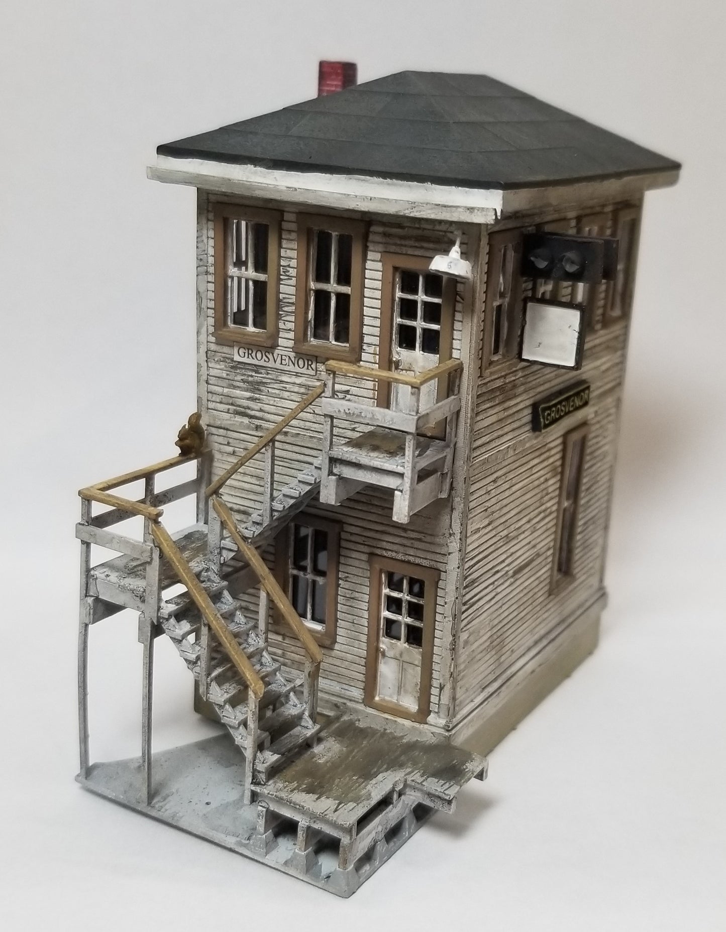 Grosvenor Interlocking Tower - HO Scale