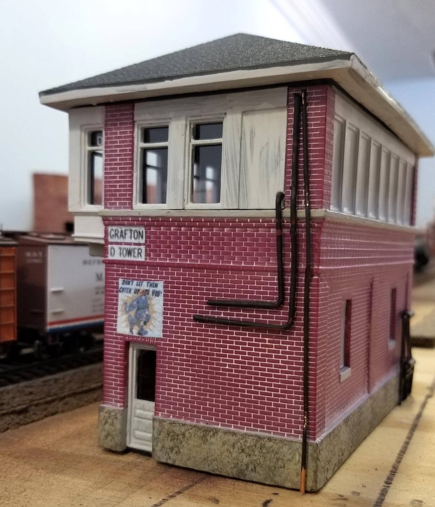 Tower D  Grafton, WV - HO scale