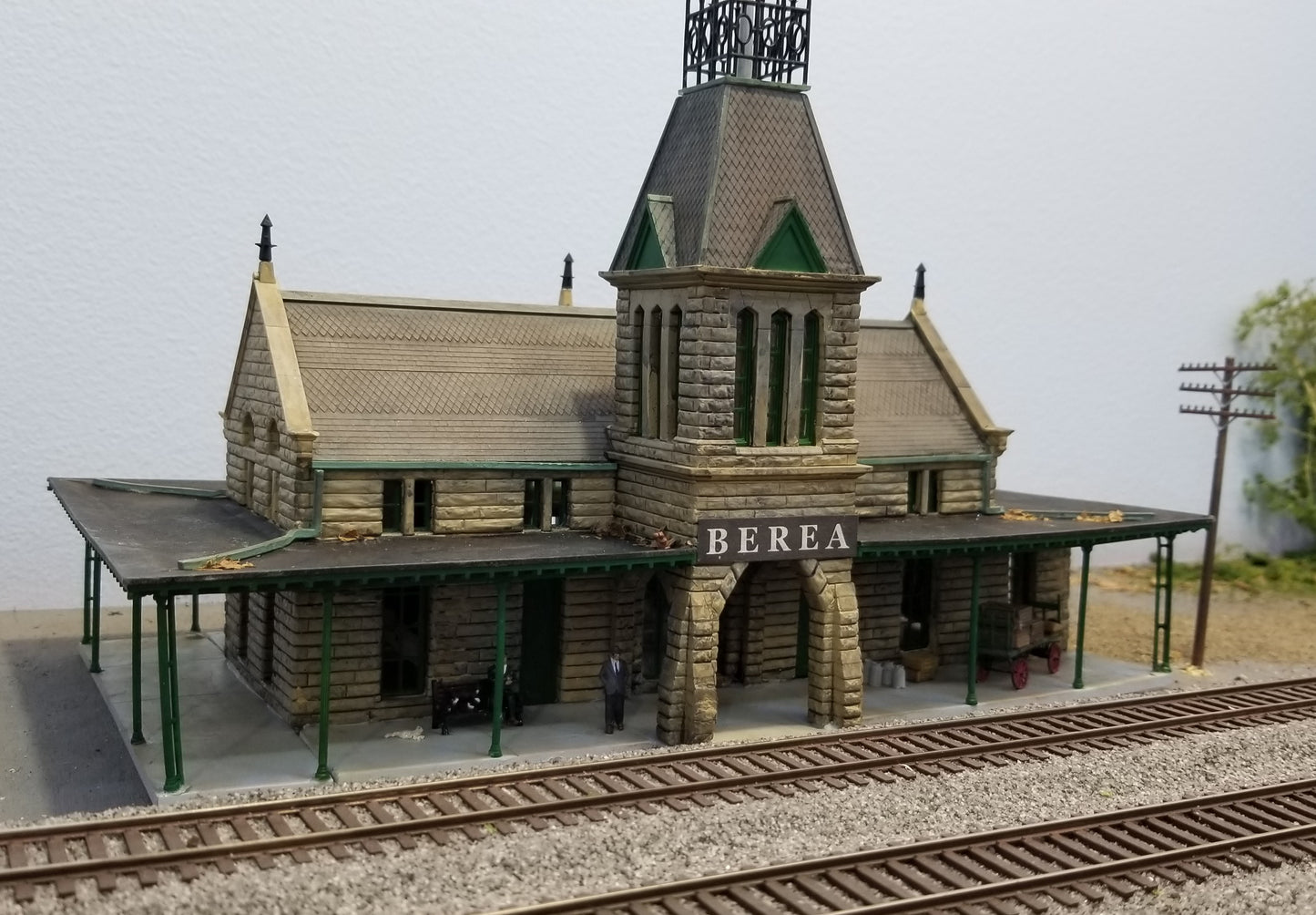 Berea Train Station - HO Scale