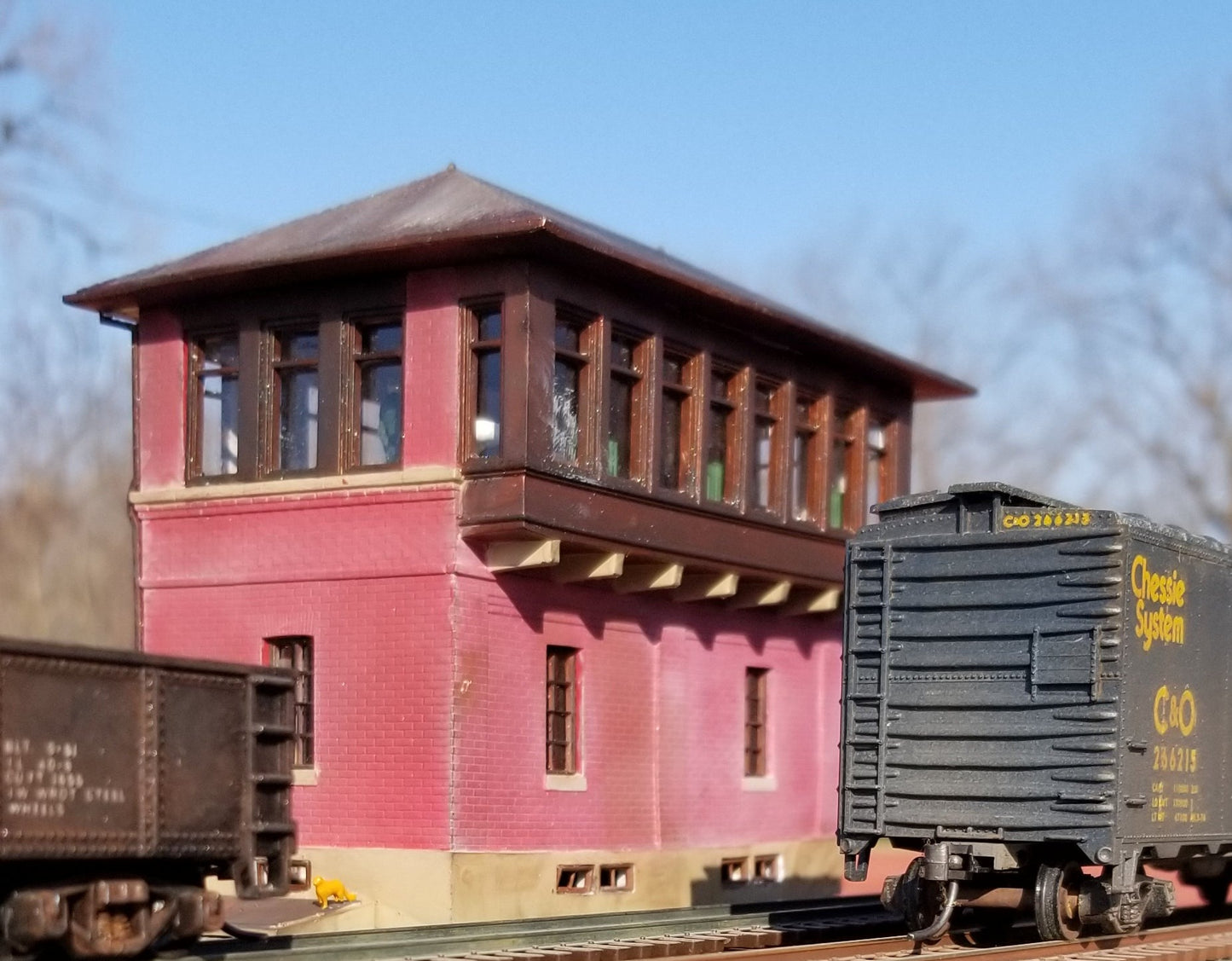Tower D  Grafton, WV - HO scale