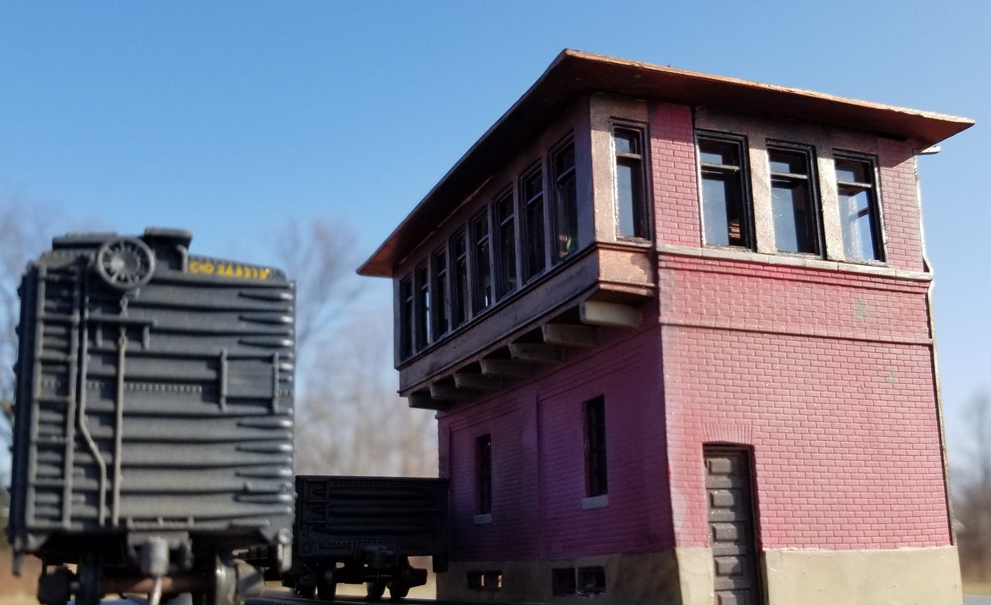 Tower D  Grafton, WV - HO scale