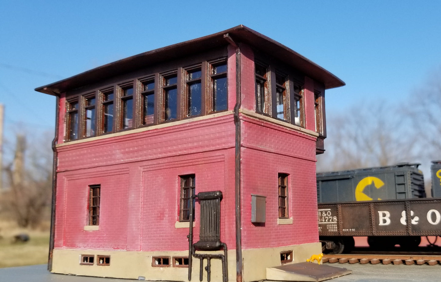 Tower D  Grafton, WV - HO scale