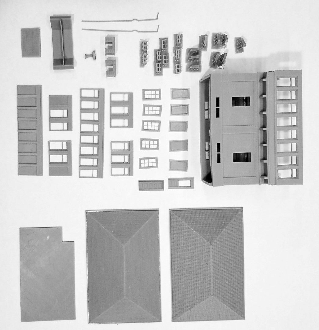 Tower D  Grafton, WV - HO scale