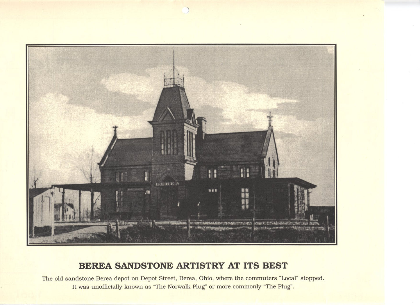 Berea Train Station - N Scale