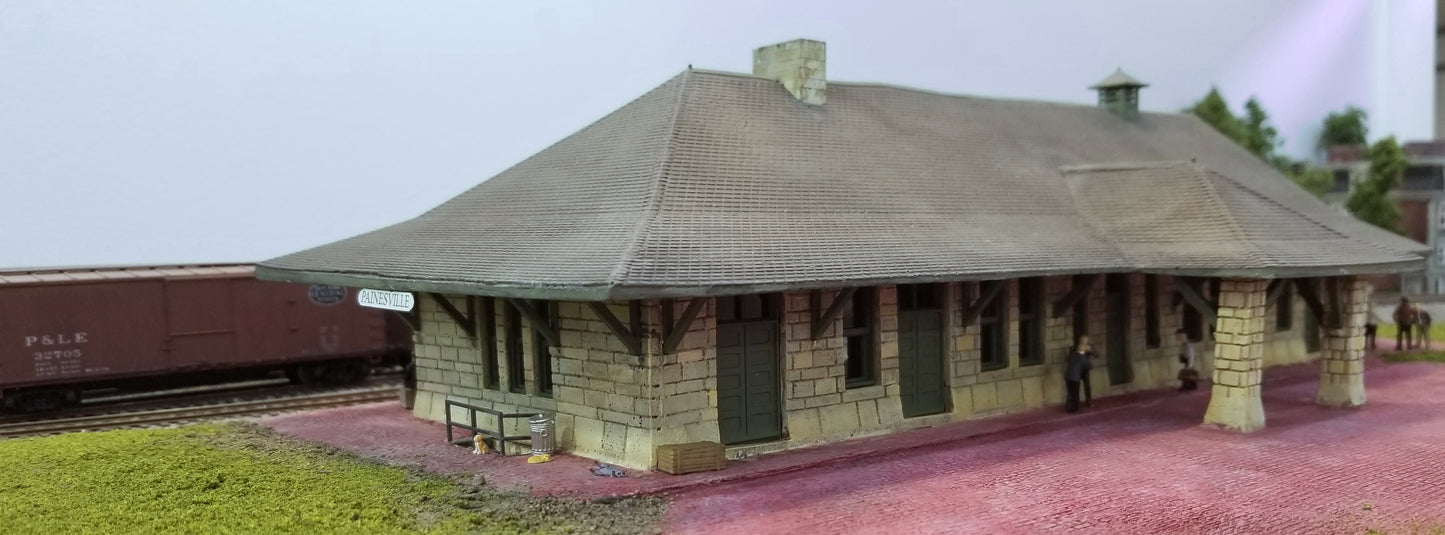 Painesville Depot - HO Scale