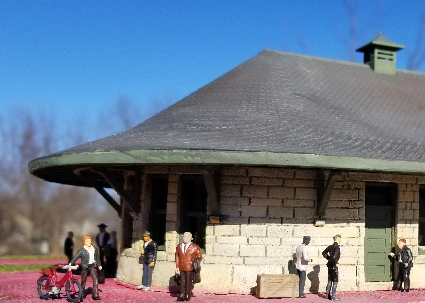 Painesville Depot HO Scale Leopard Architectural Models